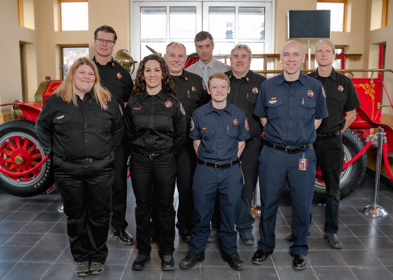 Ashland Fire & Rescue administration staff members group photo