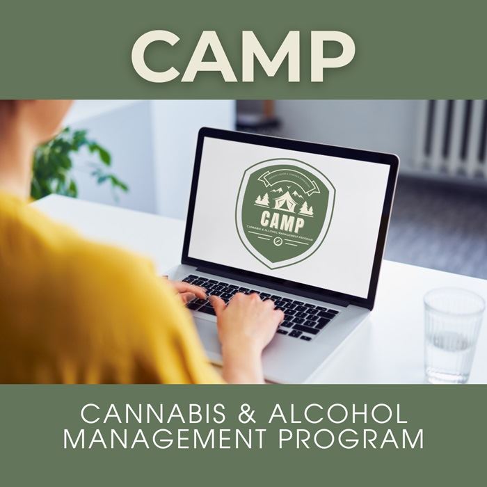 Poster for the Cannabis and Alcohol Management Program 