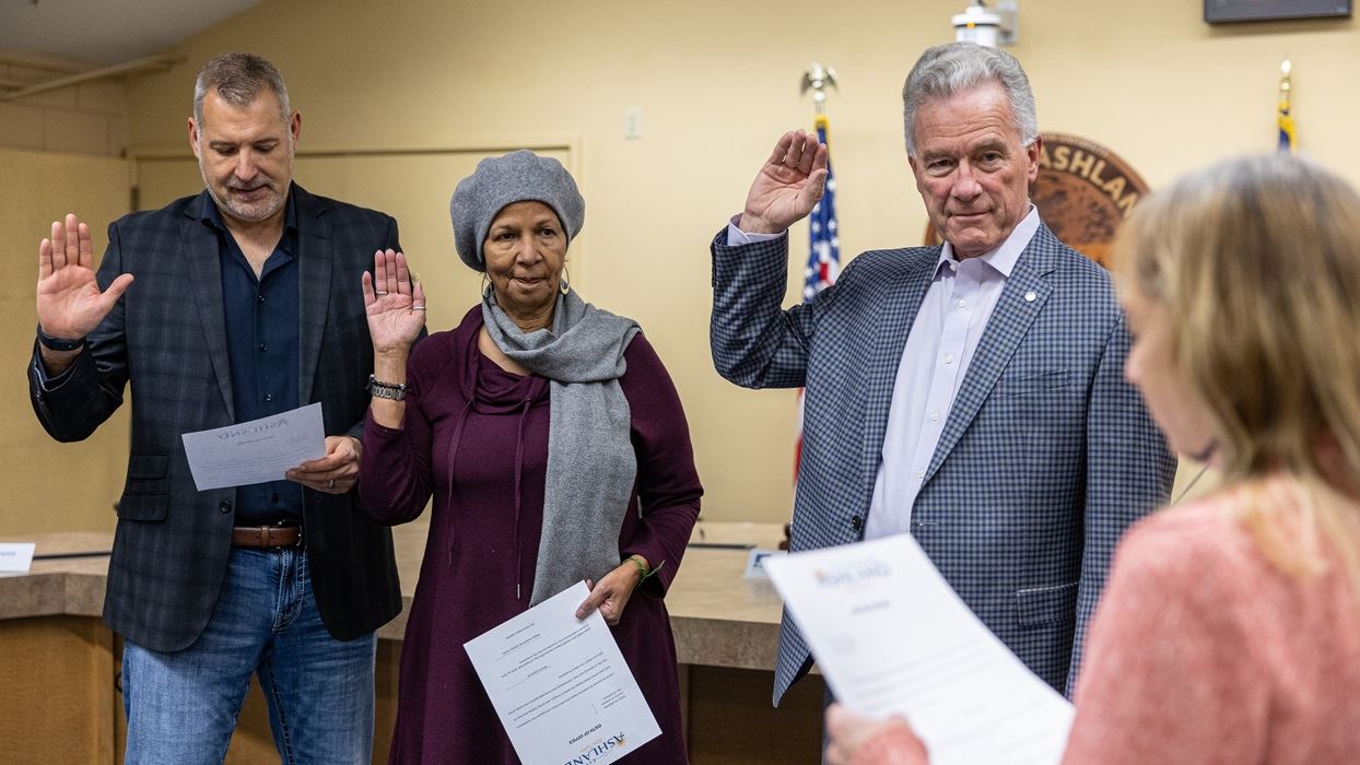 Swearing in Ceremony for newly elected officials 