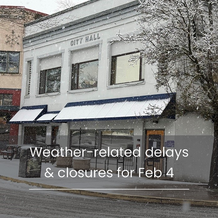 City Hall in the snow