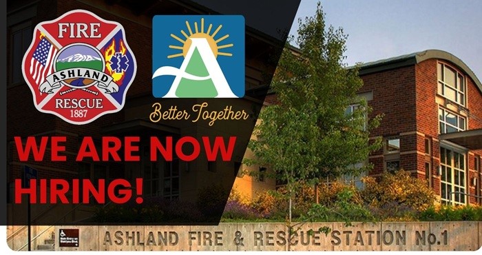 Ashland Fire and Rescue recruitment flyer 