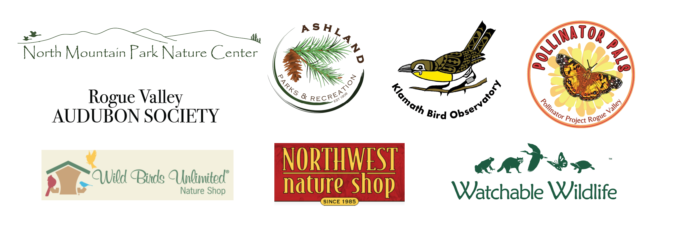 Rogue Valley Bird Day sponsor banner