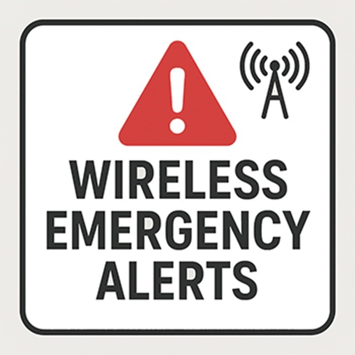 Wireless emergency alerts testing logo 