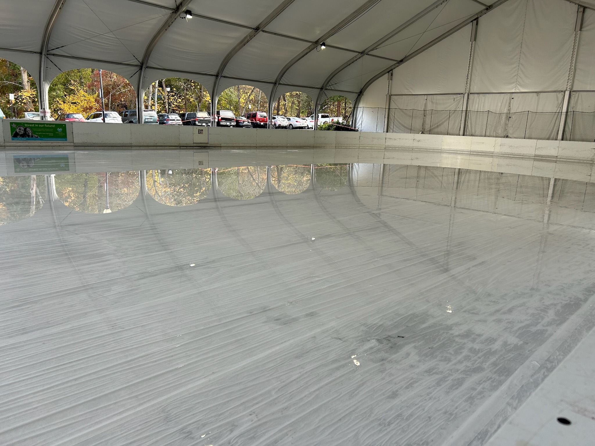 Outdoor Ice Rink Cover 