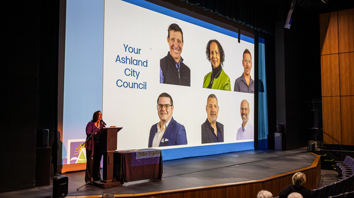 Council Council at Town Hall - Courtesy Bob Palermini of Ashland.news 