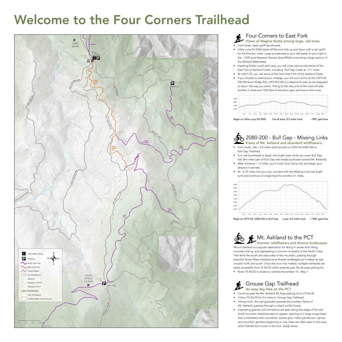 Four Corners Map