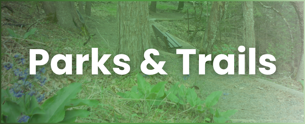 Parks & Trails Page header image
