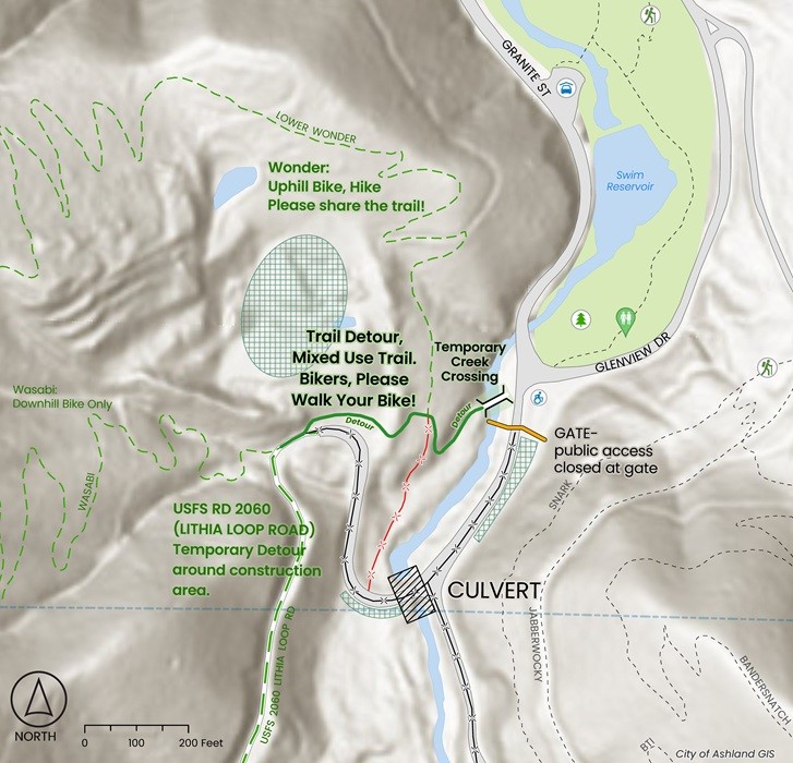 Water Treatment Plant culvert project map