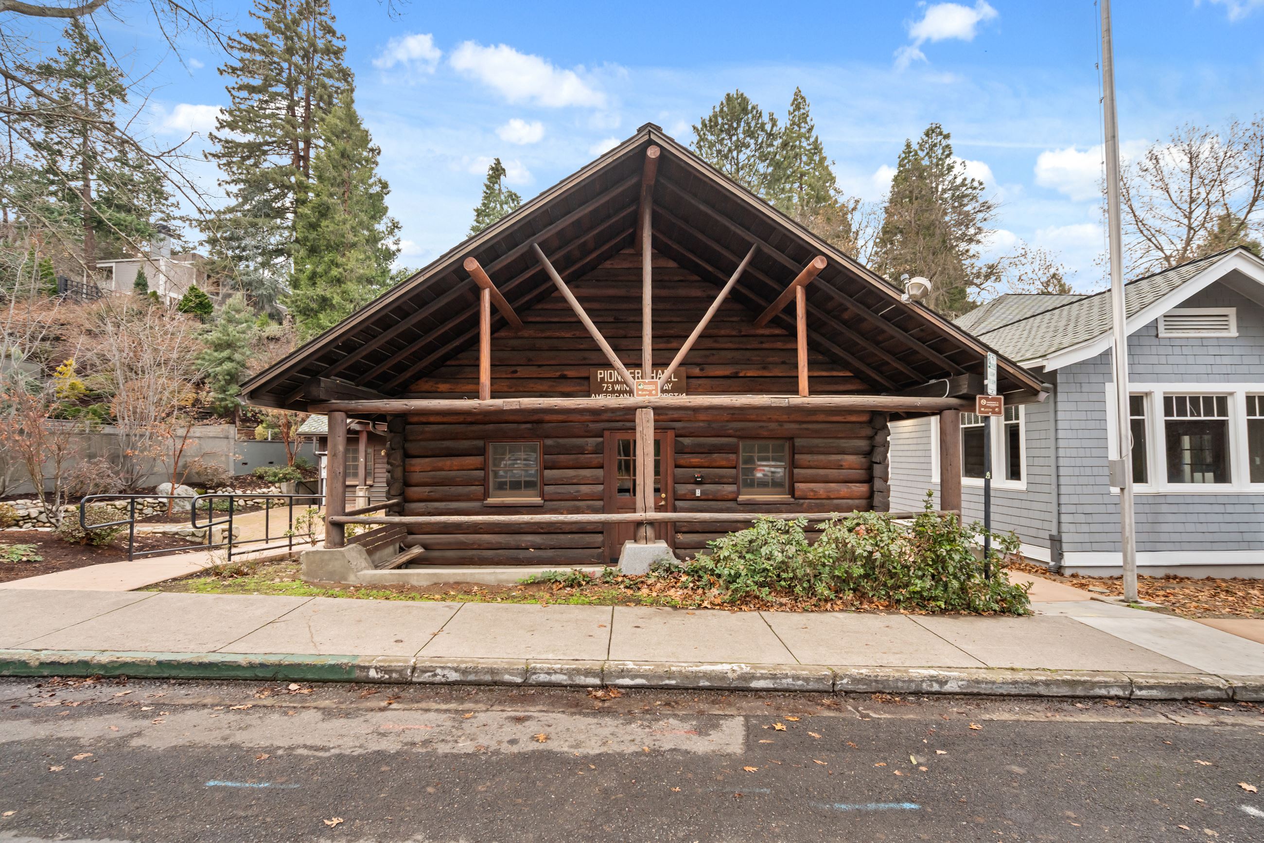 Front of Pioneer Hall