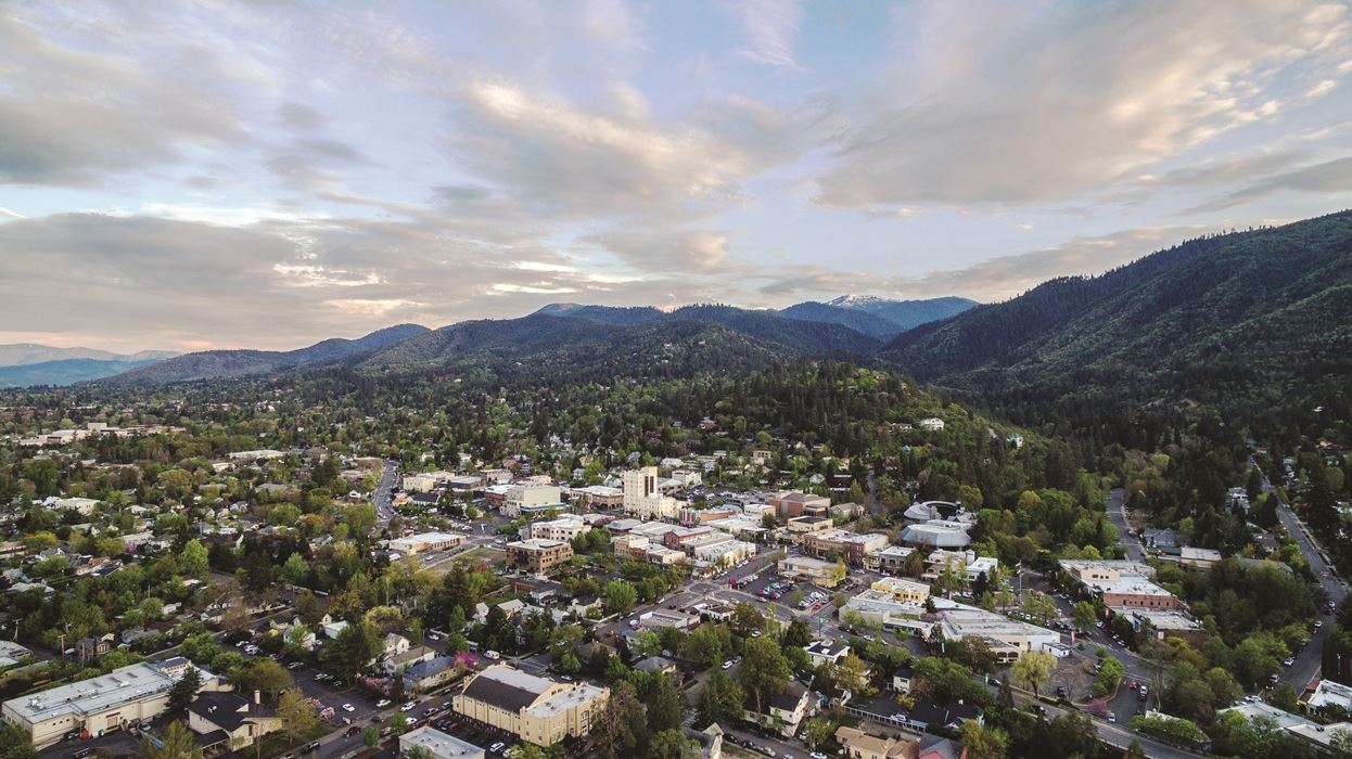 Ashland Overview, aerial picture by Darren Campbell