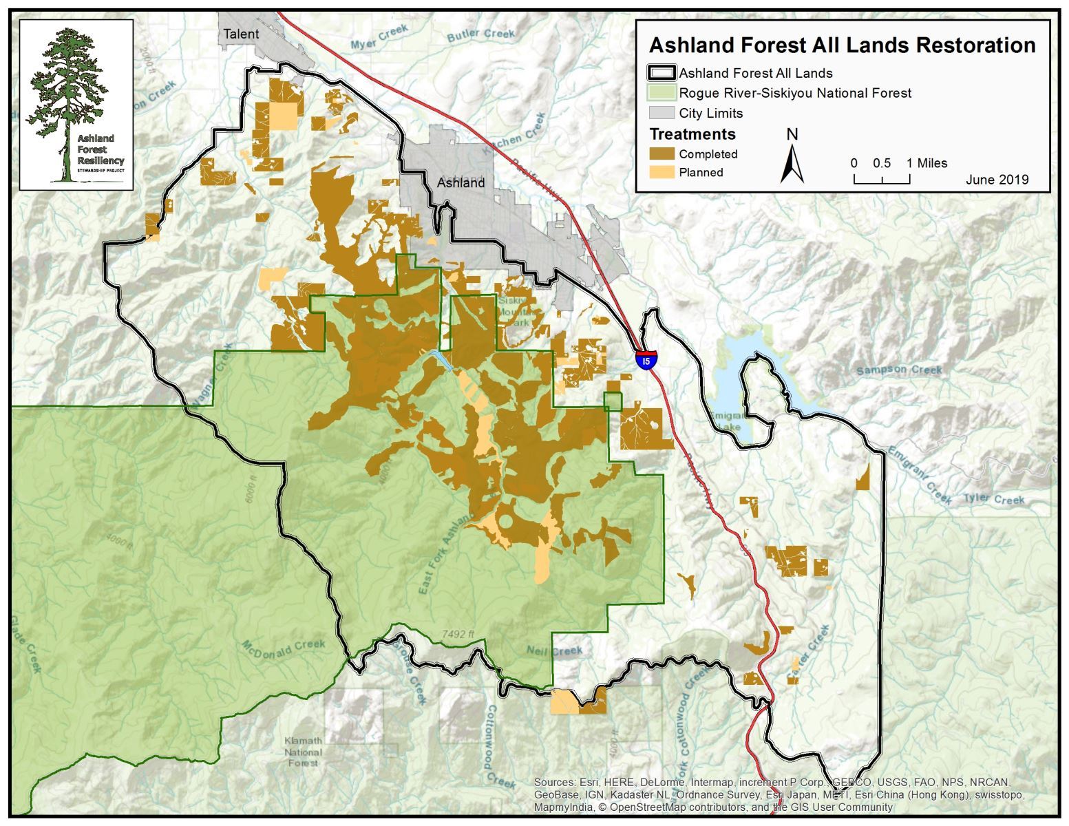 AFR All Lands Restoration Map 2019